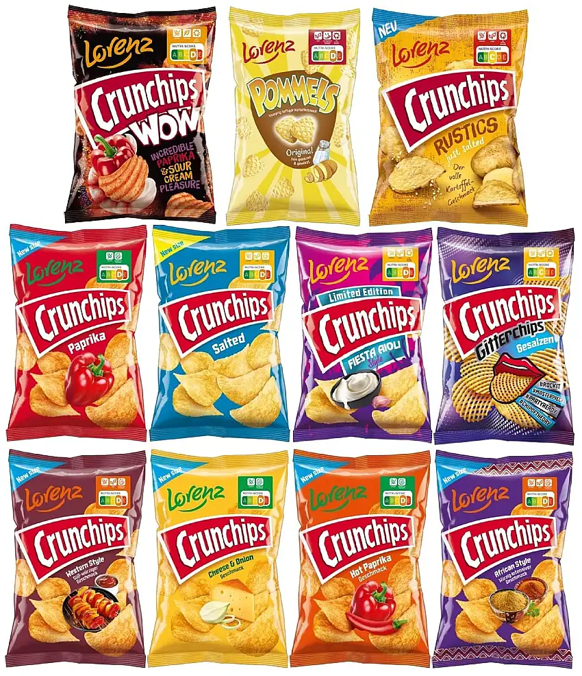 Lorenz 11er Party Mix - 11 Tüten Lorenz Chips