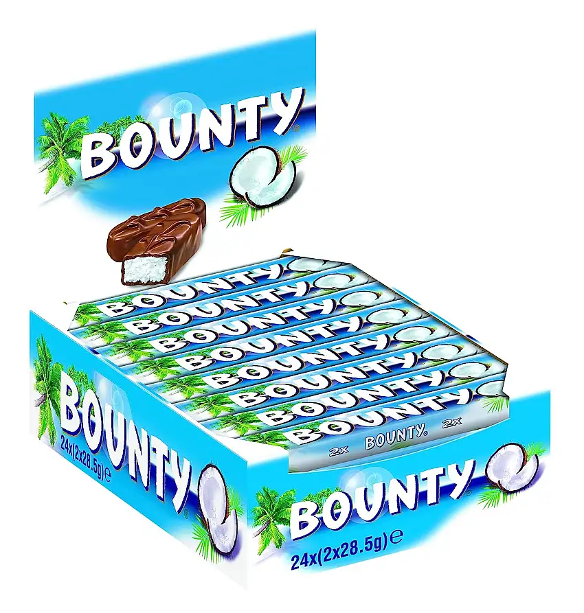 Bounty Vollmilch, 24er Pack (24 x 57 g)