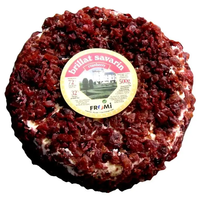 Brillat Savarin Cranberry Französischer Weichkäse Top ca 700g Laib
