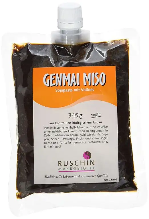 Ruschin Bio Genmai Miso, Vollreis im Verschlußbeutel, 1er Pack (1 x 345 g)
