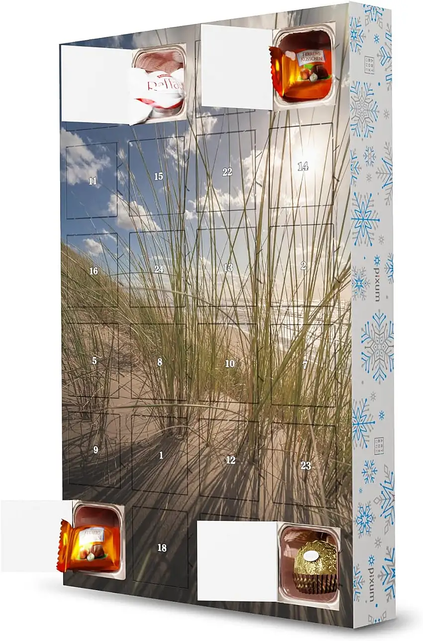artboxONE Adventskalender mit Pralinen von Ferrero A Place to Hide Adventskalender Natur