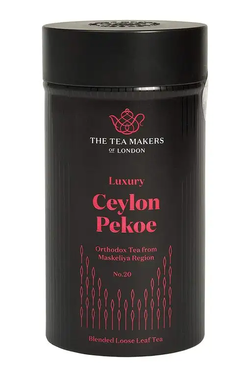The Tea Makers of London exquisiter Ceylon Pekoe schwarzer Tee lose Blätter von prämiertem Teeshop Geschenkidee, 1er Pack (1 x 125 g)
