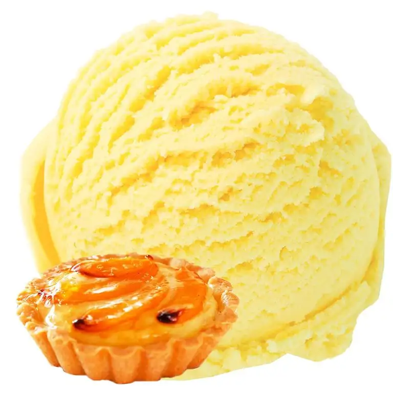 Aprikosentarte Geschmack 1 Kg Gino Gelati Eispulver Softeispulver für Ihre Eismaschine