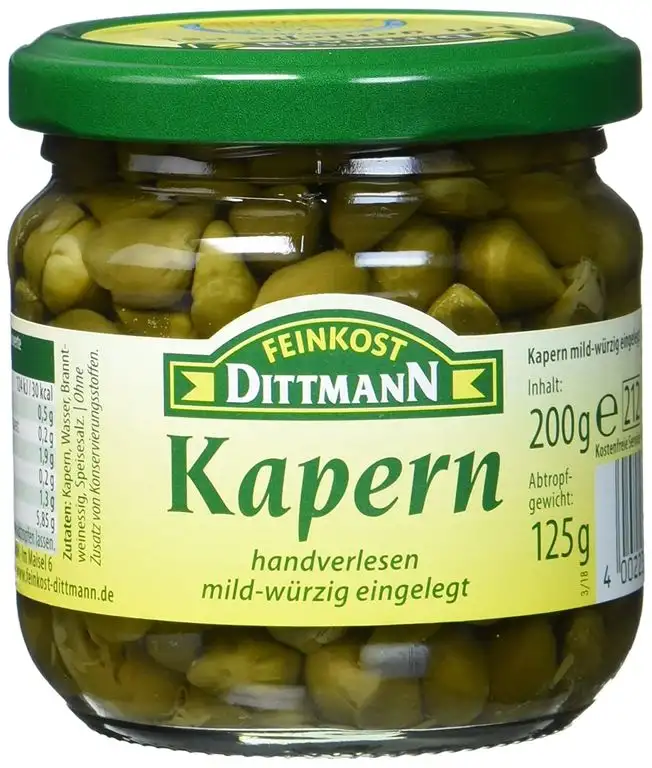 Feinkost Dittmann Kapern, 3er Pack (3 x 200 g)