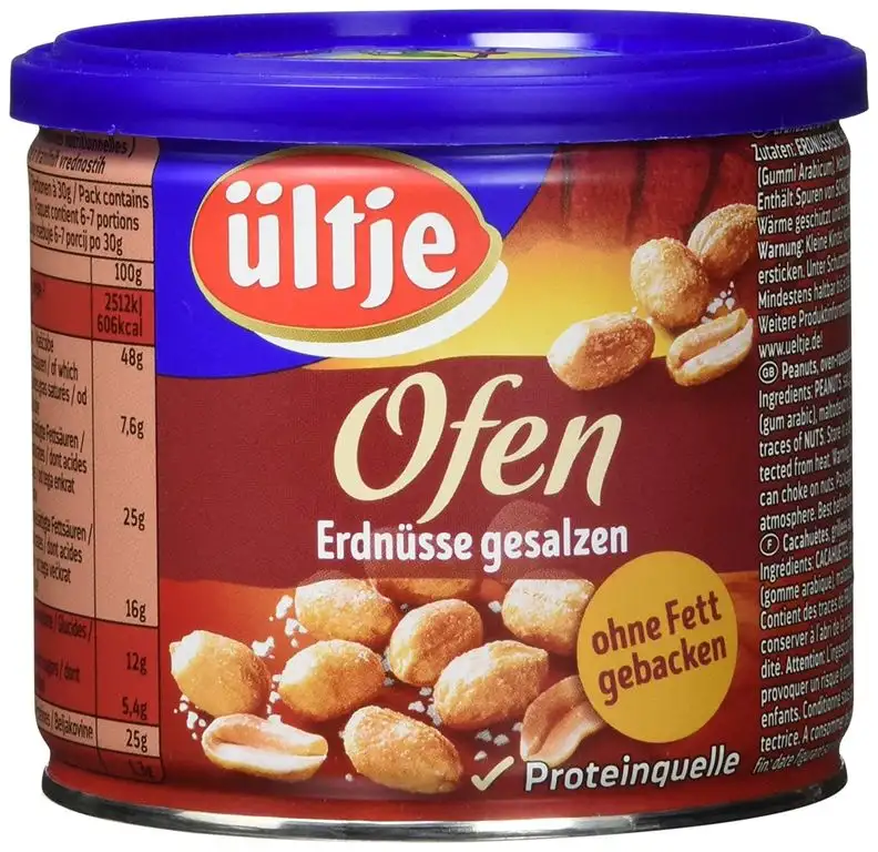 ültje Ofen Erdnüsse, gesalzen, Dose 190g