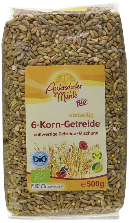 Antersdorfer Mühle 6-Korn-Getreide, 6er Pack (6 x 500 g) - Bio