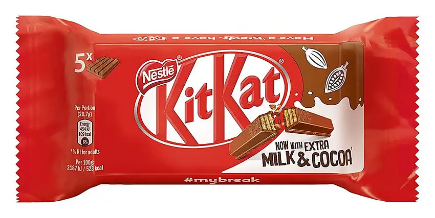 Nestlé KitKat Schokoriegel Milchschokolade (5 x 41,5g)