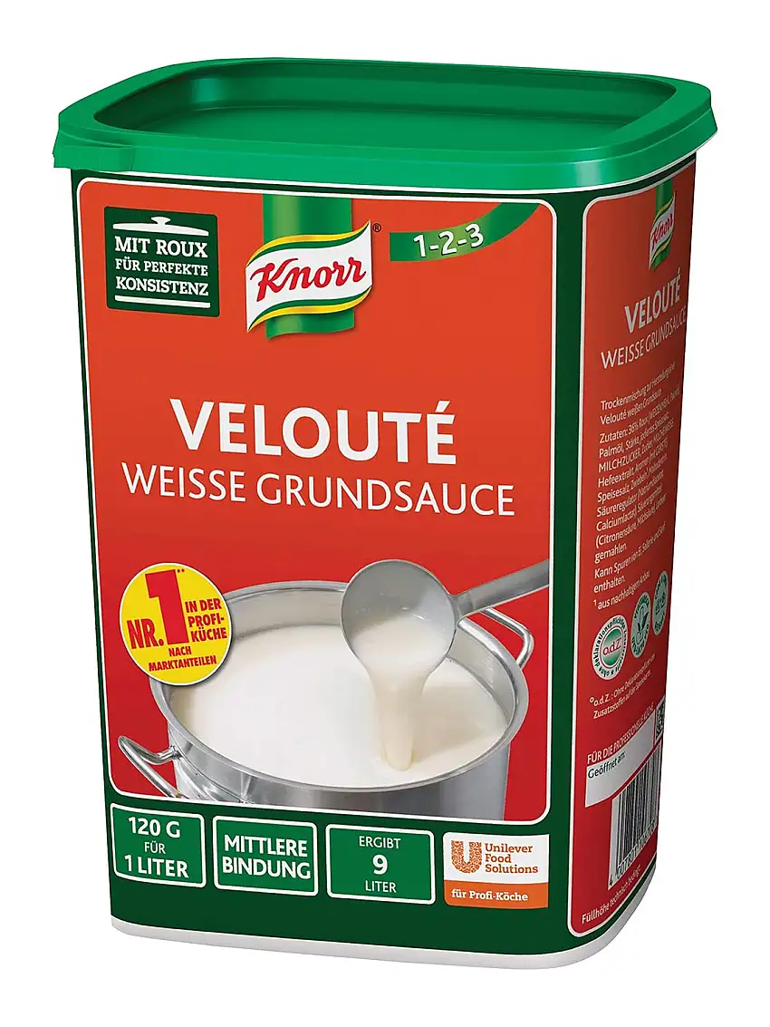 Knorr Velouté Weisse Grundsauce, 1er Pack (1 x 1 kg)