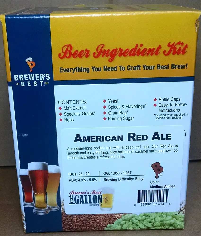 Home Brew Ohio Best One gal Beer Zutaten-Set (American Red Ale)