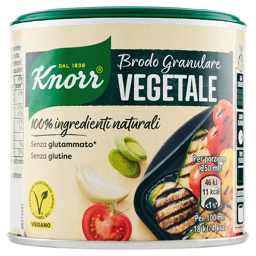 knorr brodo granulare vegetale veggie granulierte Brühe Vegetarisch 135 gr
