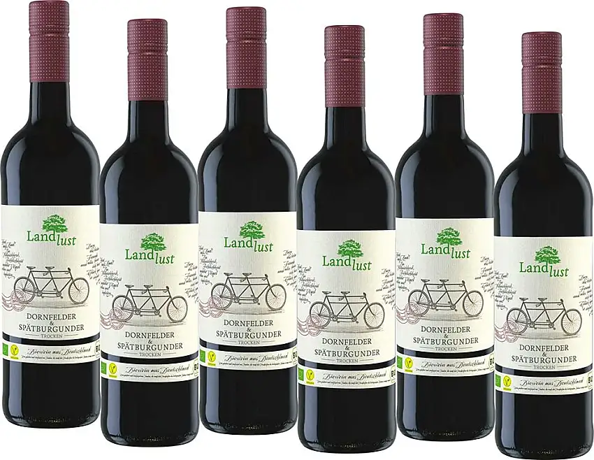 Landlust Dornfelder Spätburgunder BIO Vegan trocken (1 x 0.75 l)