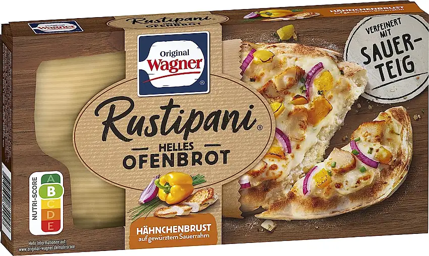 Original Wagner Rustipani Ofenbrot Hähnchenbrust, 180g (Tiefgefroren)