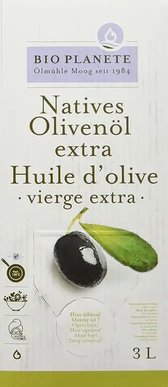 Bio Planète Bio Olivenöl nativ extra 3 L in der Box aus kontrolliert biologischem Anbau