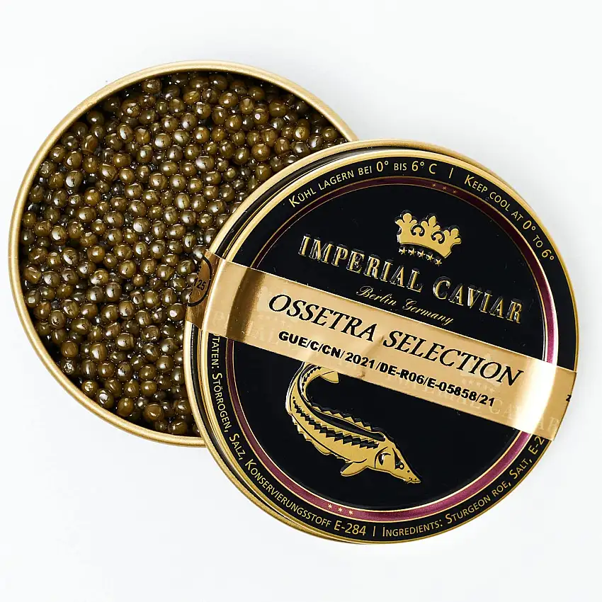 Imperial Caviar Ossetra Selection in der 30g Dose
