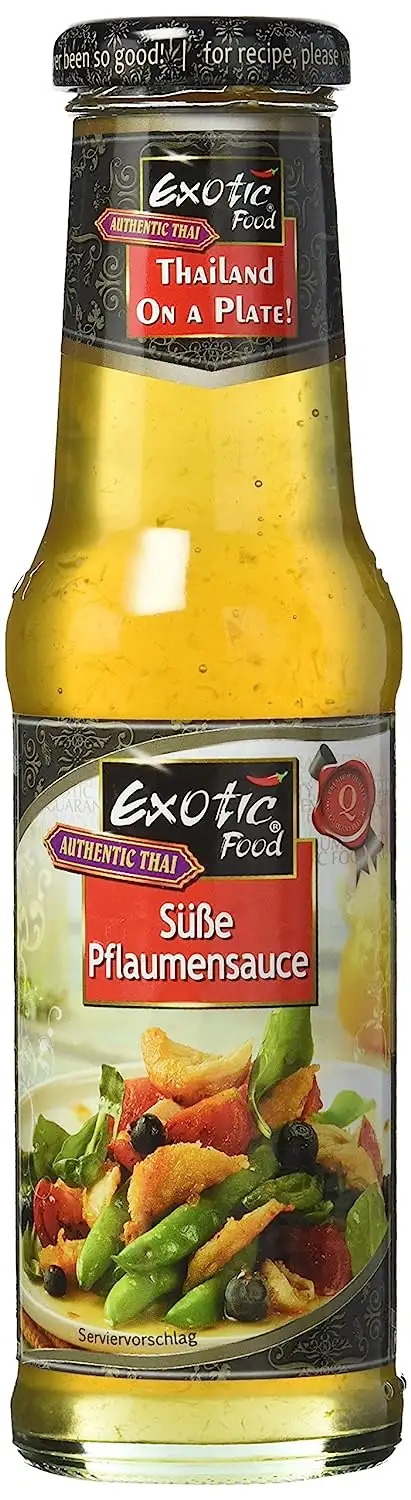 Exotic Food Pflaumensauce, süß, 6er Pack (6 x 250 g)