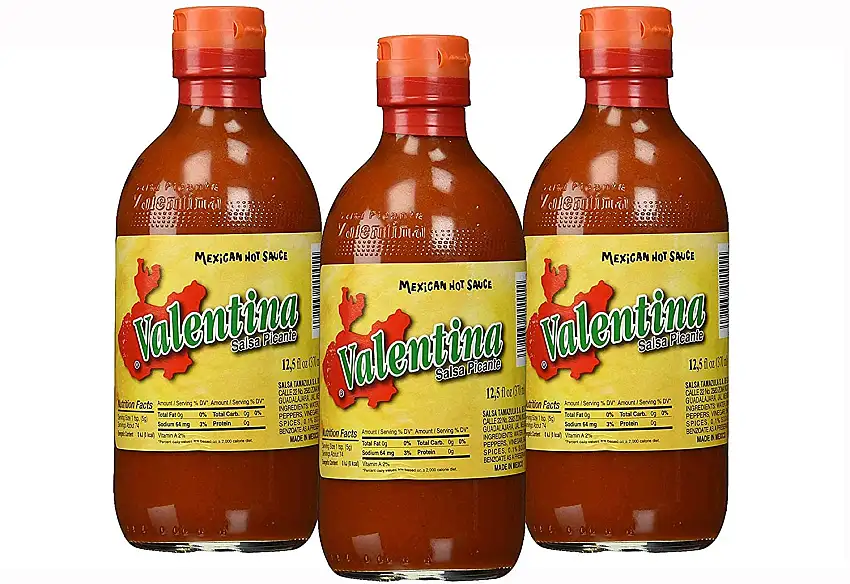 Valentina Salsa Picante Mexican Hot Sauce - 12.5 oz. (Pack of 3) by ValentinA