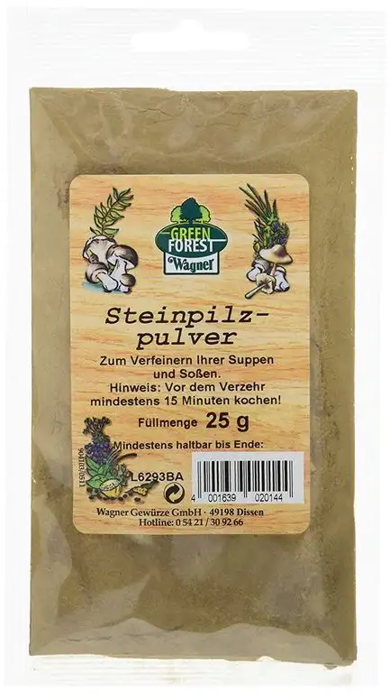 Wagner Green Forest Steinpilzpulver, 5er Pack (5 x 25 g)