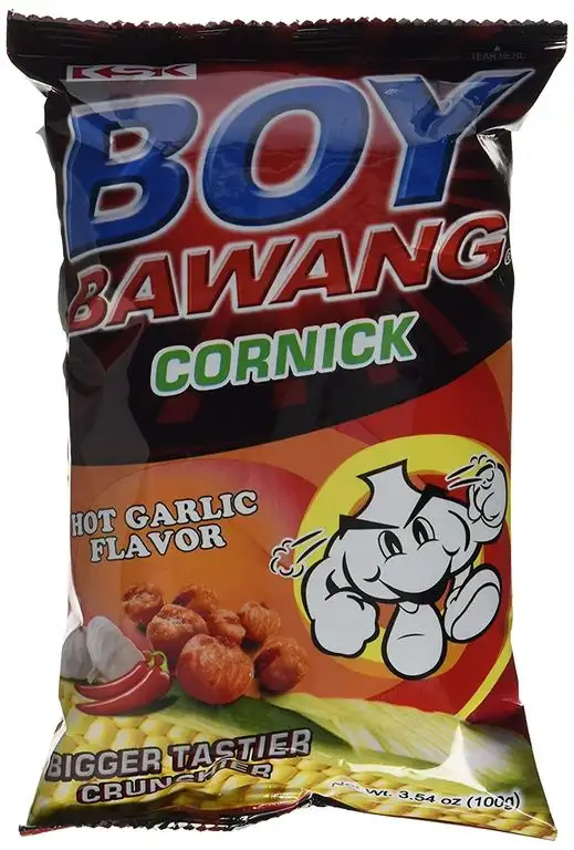 Boy Bawang Maissnack Knoblauch scharf, 20er Pack (20 x 100 g)