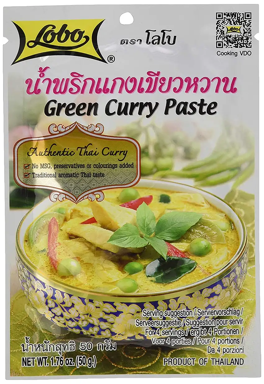 Lobo Würzpaste Curry grün 50g, 12er Pack (12 x 50 g)