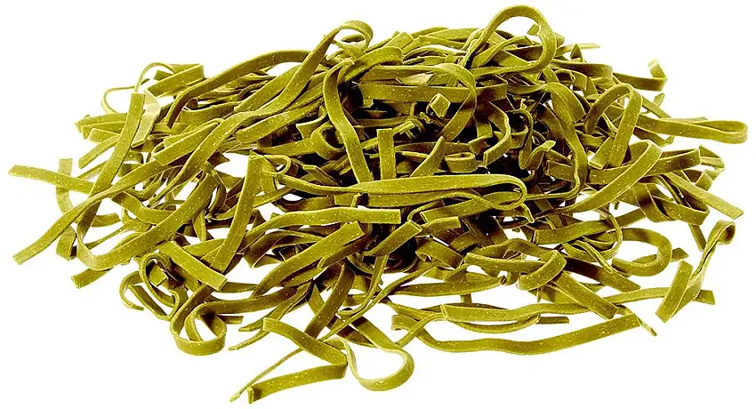 Jeremias Spinatnudeln 4 mm gewalzt, Gourmet Frischei-Nudeln, 1er Pack (1 x 2.5 kg Karton)