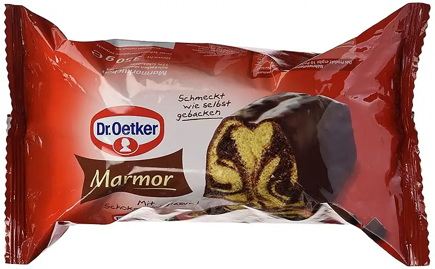 Dr. Oetker Marmor Kuchen, 4er Pack (4 x 350 g)