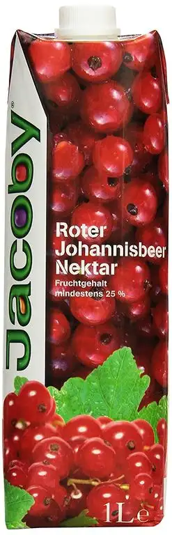 Jacoby Johannisbeernektar rot, 6er Pack (6 x 1 l)