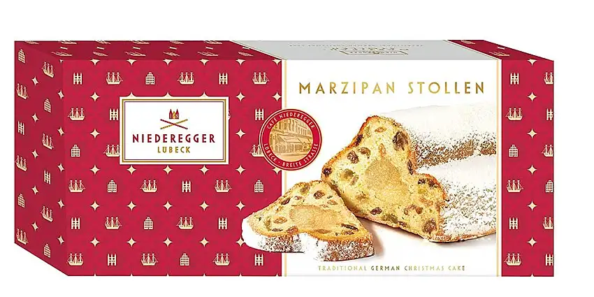 Niederegger Marzipan Stollen, 1er Pack (1 x 1 kg)