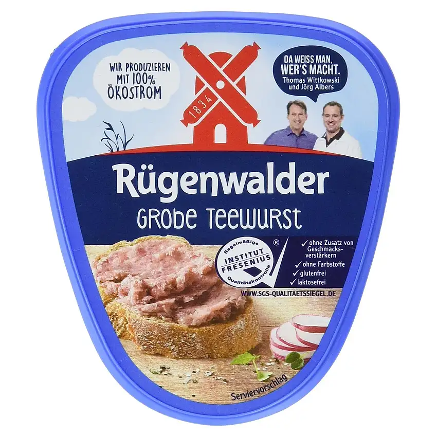 Rügenwalder Teewurst grob 125g im Becher