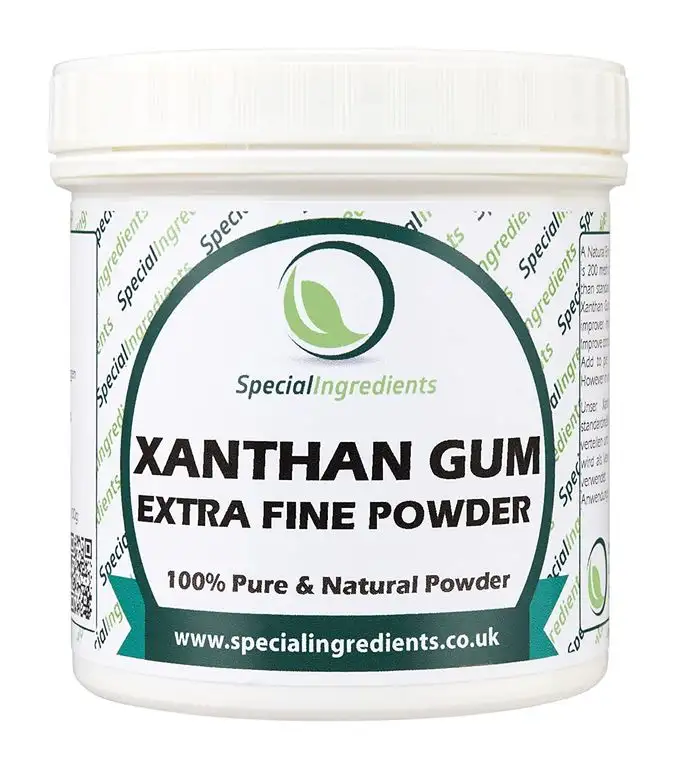 XANTHAN 250g EXTRAFEINE PULVER HÖCHSTER LEBENSMITTEL QUALITÄT – GLUTENFREI, NON GMO (DEUTSCHE ETIKETTEN UND ANLEITUNGEN)