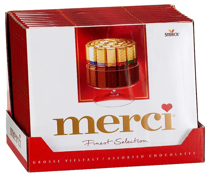 Merci Große Vielfalt, 10er Pack (10 x 250 g Packung)