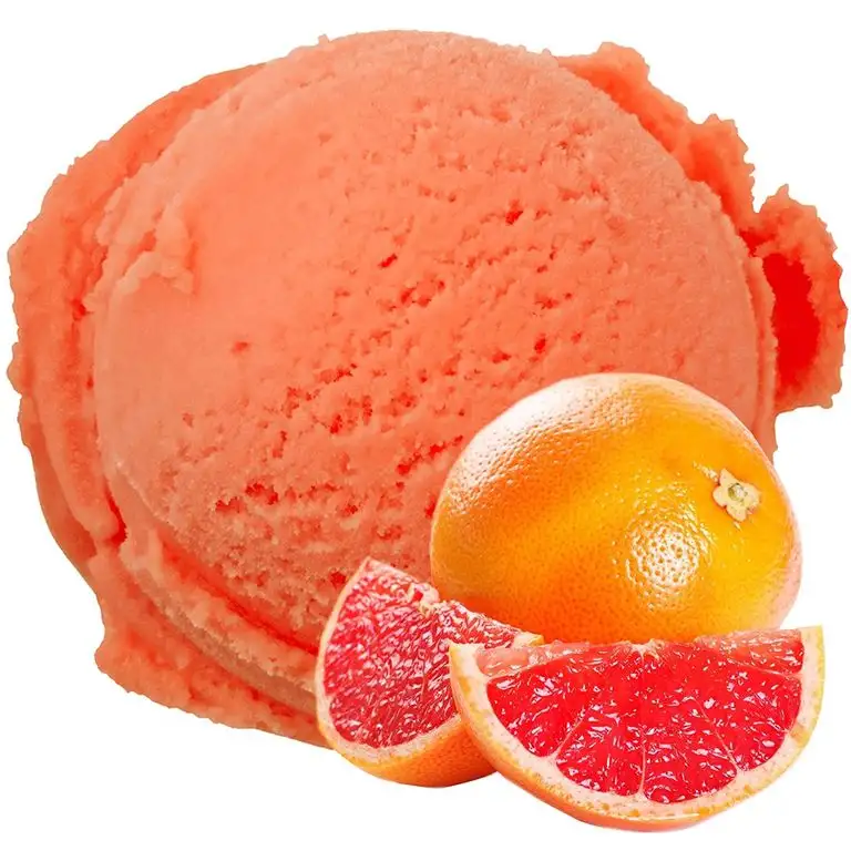 Grapefruit Geschmack 1 Kg Gino Gelati Eispulver Softeispulver für Ihre Eismaschine