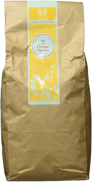 Dolcana Ingwer-Tee Grüntee Orange/Ingwer, 1er Pack (1 x 1 kg Packung)