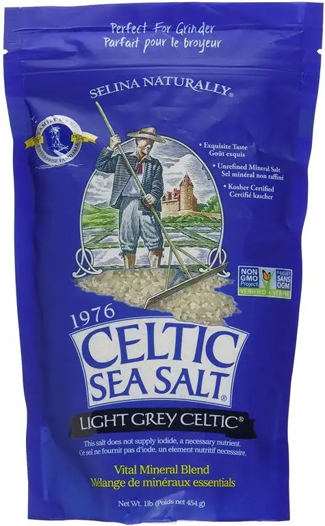 Celtic Sea Salt, Light Grey Celtic, Vital Mineralmischung, 1 lb (454 g)