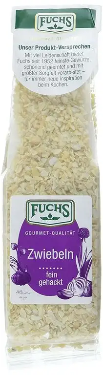 Fuchs Zwiebeln fein gehackt, 4er Pack (4 x 50 g)