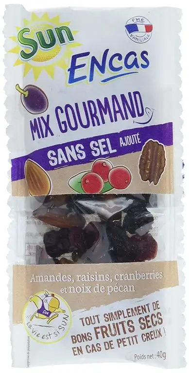 SUN Encas Pocket Tasty Mix, 2er Pack (2 x 40 g)