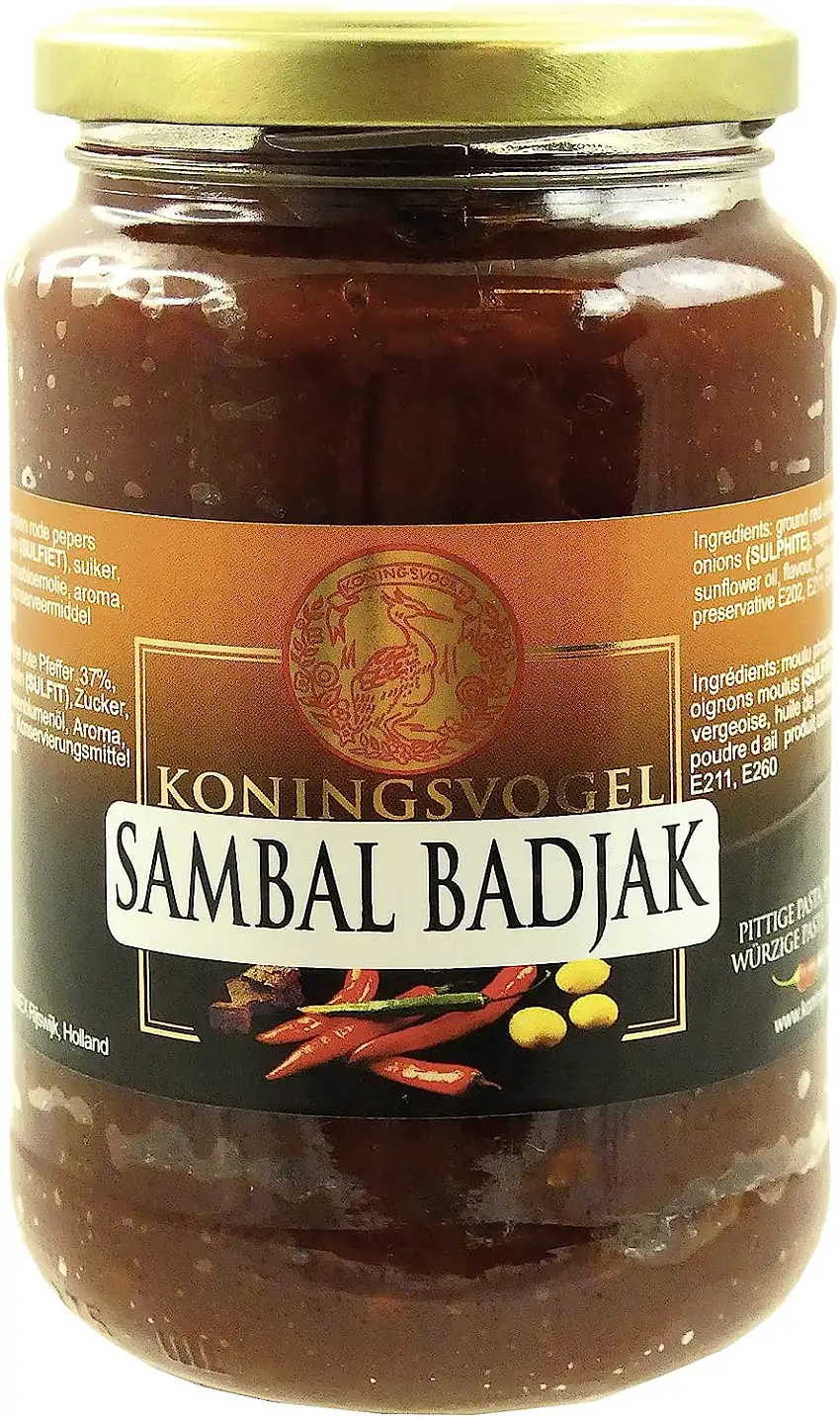 KONINGSVOGEL - Sambal Badjak, 6er pack (6 X 375 GR)