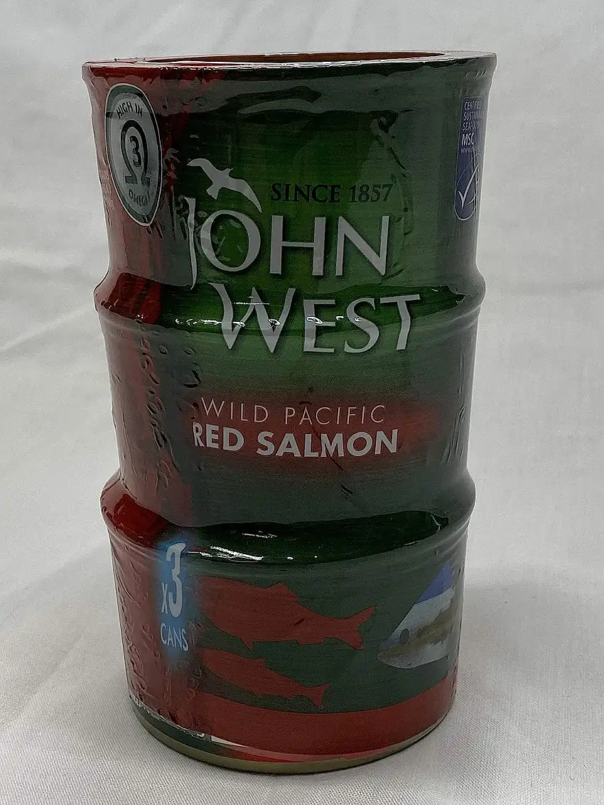 John West Wild Pacific Red Lachs, 3 x 213 g
