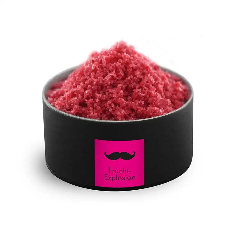 Monsieur Gourmet Salzmischung "Frucht-Explosion" (Eine Symbiose aus Fleur de Sel und getrockneten Himbeeren)