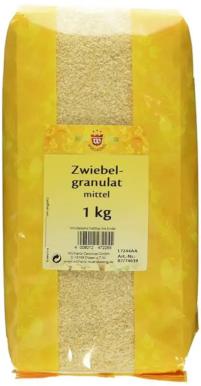 Wichartz Würzkönig Zwiebelgranulat, 2er Pack (2 x 1 kg)