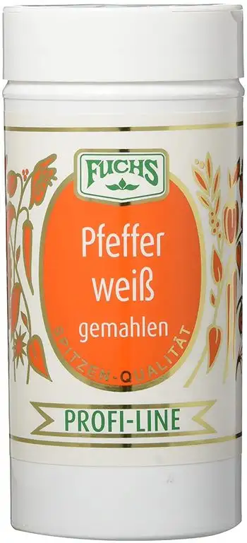 Fuchs Pfeffer weiß gemahlen, 1er Pack (1 x 175 g)