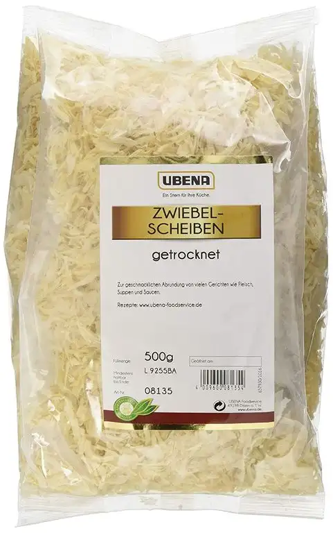 Ubena Zwiebelscheiben getrocknet 500 g, 1er Pack (1 x 0.5 kg)