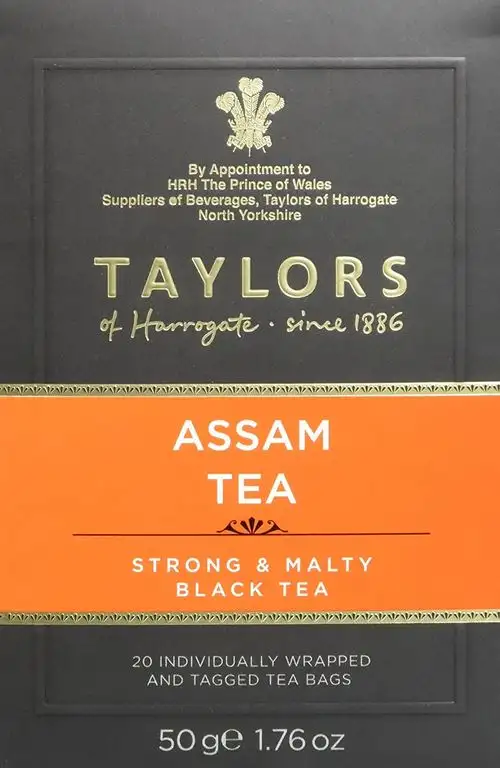 Taylor´s of Harrogate Pure Assam Tea - 20 Wrapped Tea Bags (50g)