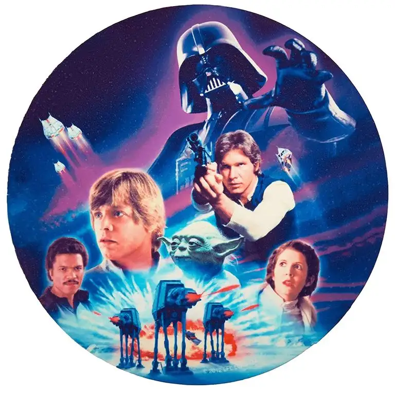 DECOCINO essbarer Zucker-Tortenaufleger DISNEY Star Wars | Disney-Klassiker – Star Wars-Kuchendeko, Tortendeko | Kindergeburtstag, Geburtstagsdeko