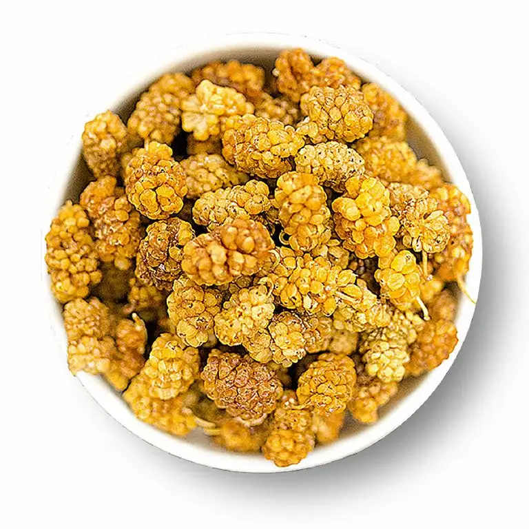 1001 Frucht leckere getrocknete weiße Maulbeeren 500 g aus neuer Ernte I Maulbeere ohne Zucker und ohne Zusätze I getrocknete Maulbeeren als naturbelassene Trockenfrüchte Trockenobst ungeschwefelt