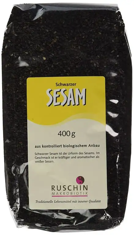 Ruschin Schwarzer Sesam , 1er Pack (1 x 400 g)