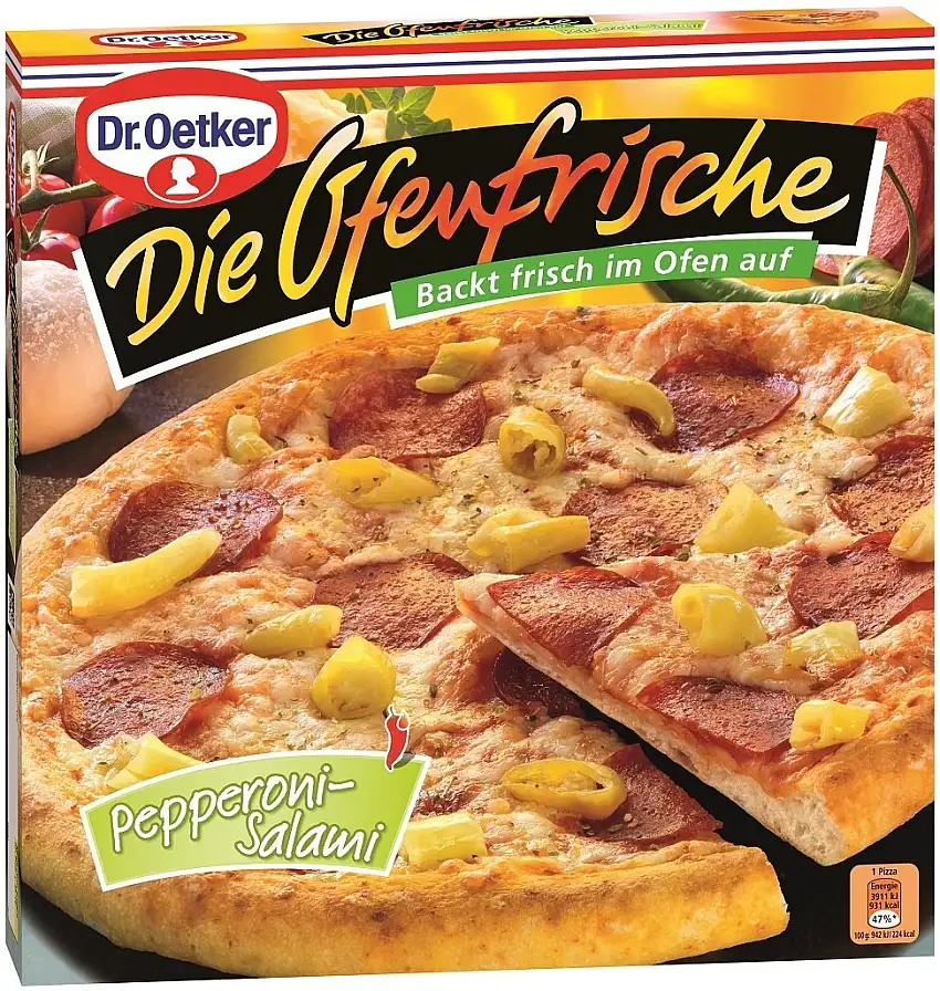 Die Ofenfrische Pepperoni Salami, 415g (Tiefgefroren)