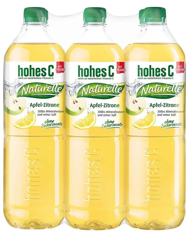 hohes C Naturelle Apfel-Zitrone, 6er Pack, EINWEG (6 x 1.5 l)