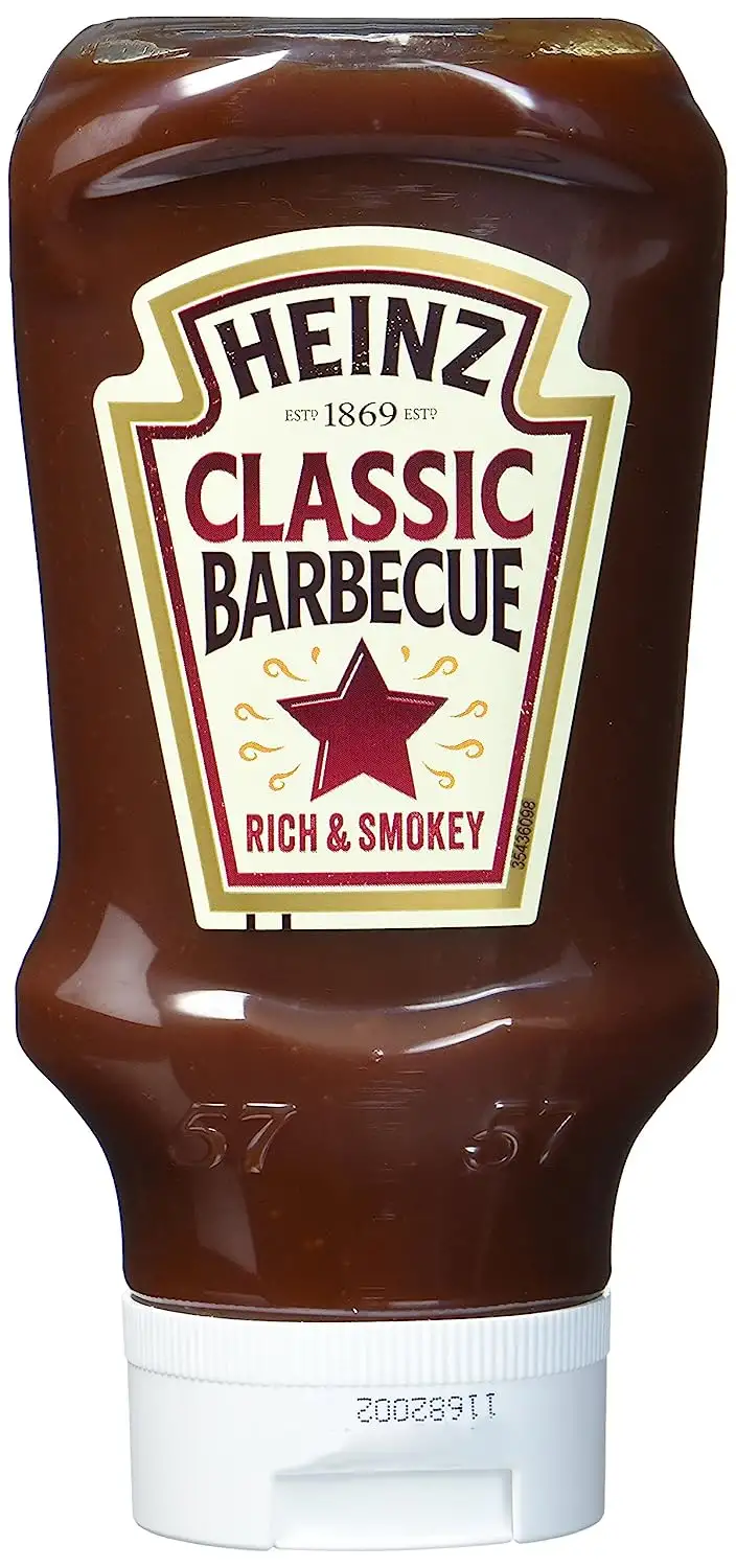 Heinz Barbecue Sauce Classic, Kopfsteher Squeezeflasche, 10er Pack (10 x 400 ml)