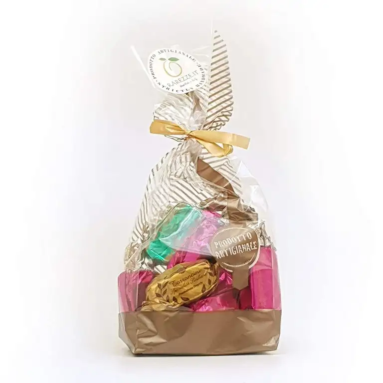 berühmte weicher nougat (torroncini) handgefertigt in Sizilien von einer alten Konditorei, mit hochwertigen sizilianischen Mandeln (250gr)