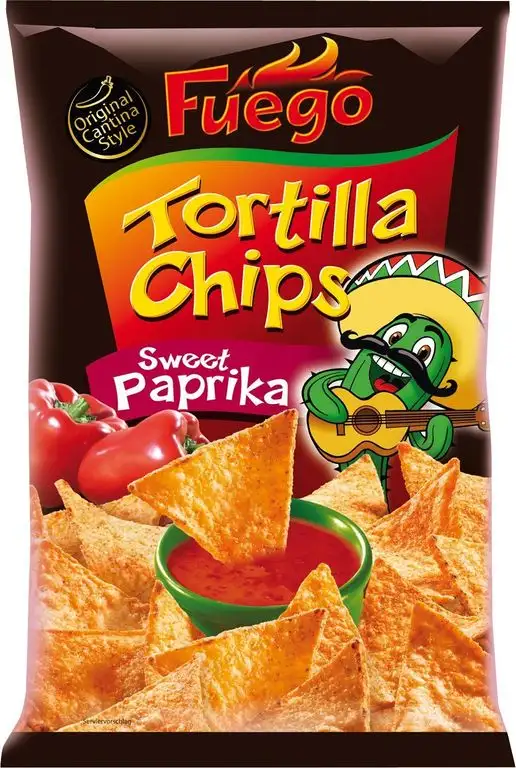 Fuego Tortilla Chips Sweet Paprika, 150 g